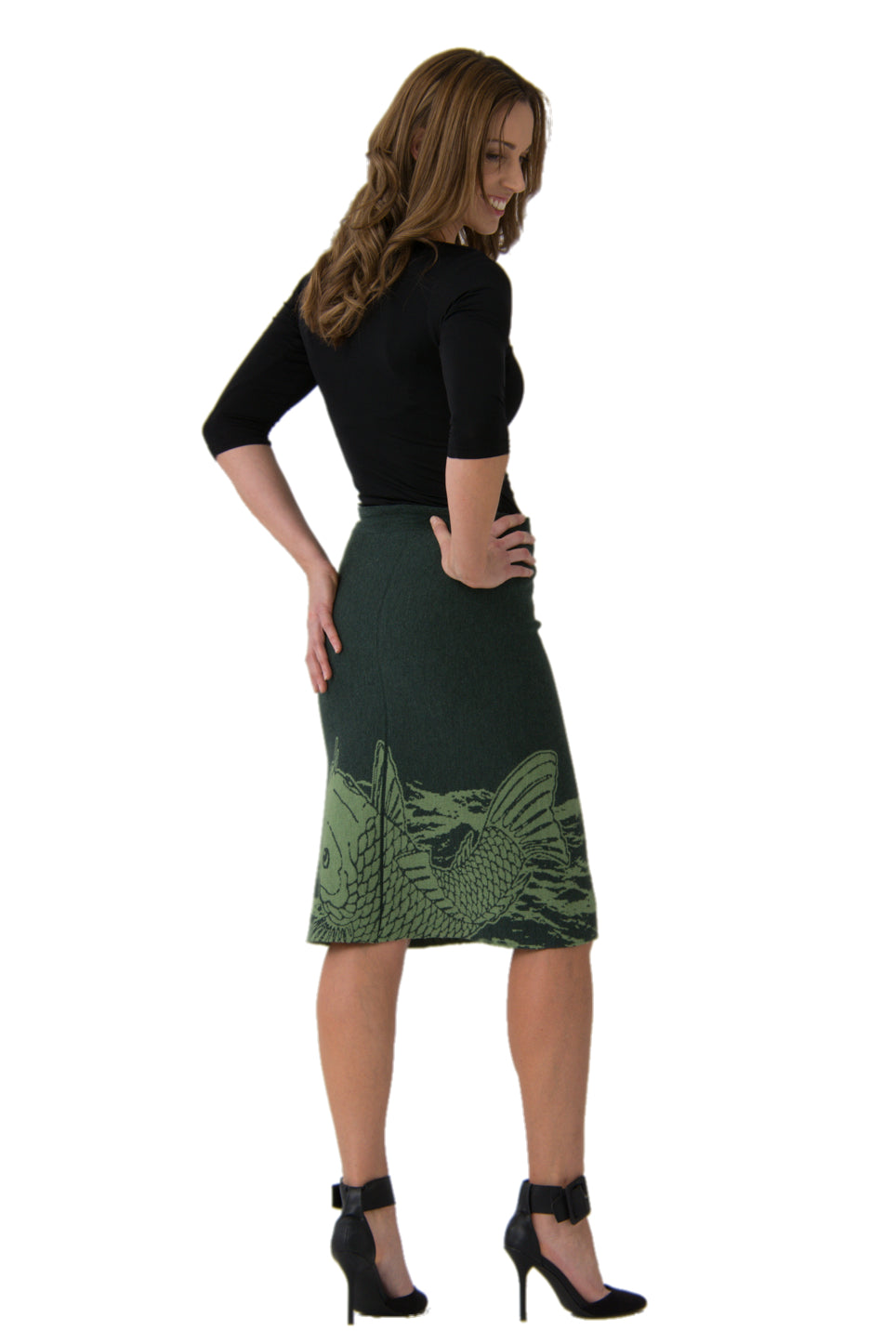 Australian-made Knitted Merino Skirt