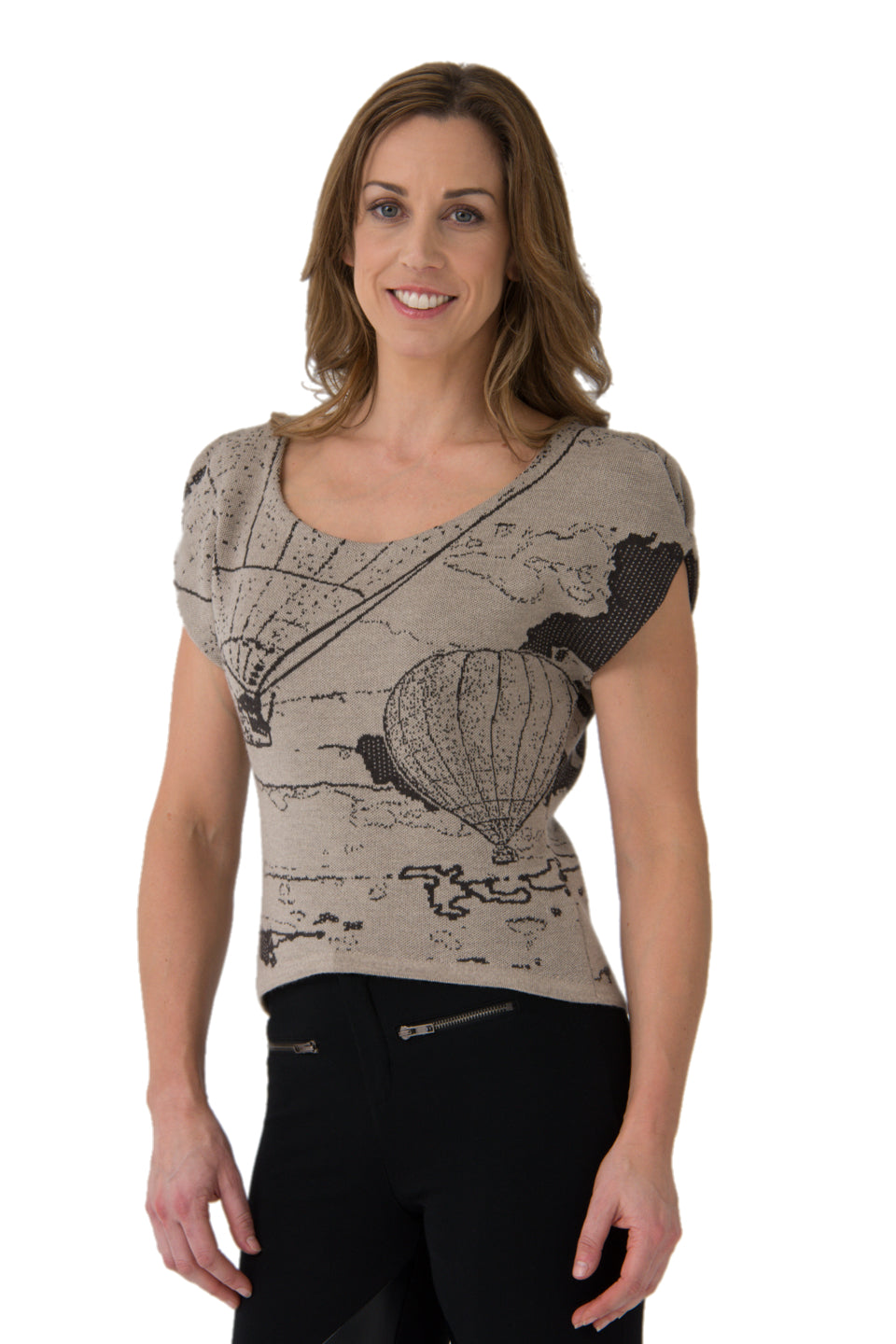 Australian-made Knitted Merino Top